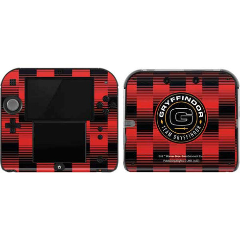 Wizarding Worlds Harry Potter Team Gryffindor Nintendo 2DS Skin