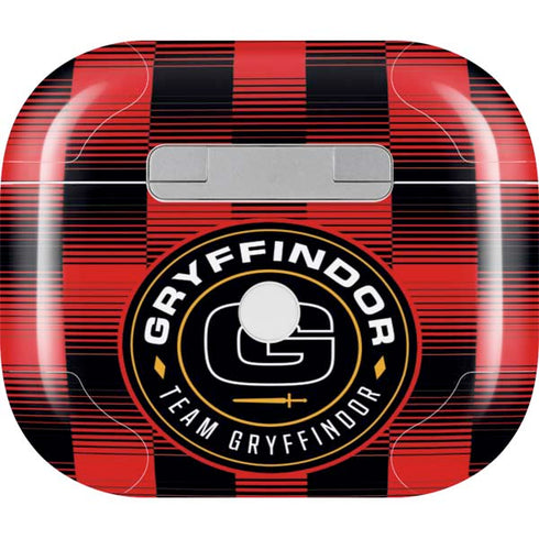 Wizarding Worlds Harry Potter Team Gryffindor Apple AirPods (3rd Gen 2021) Skin