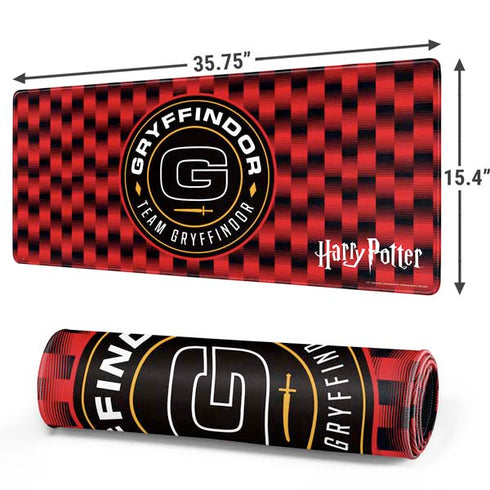 Wizarding Worlds Harry Potter Team Gryffindor Gaming Mouse Pad