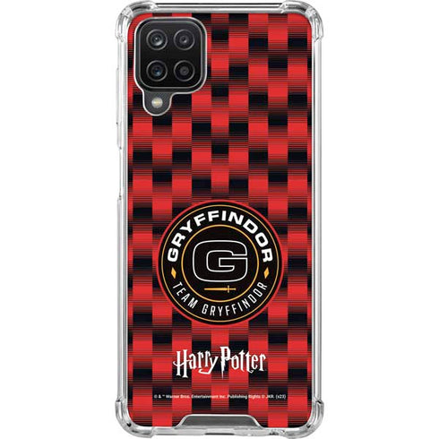 Wizarding Worlds Harry Potter Team Gryffindor Galaxy A12 Clear Case