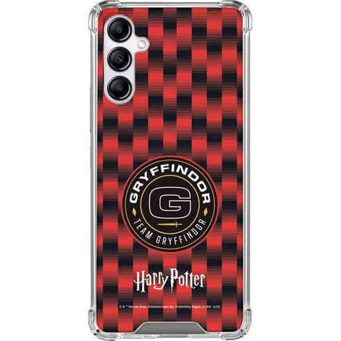 Wizarding Worlds Harry Potter Team Gryffindor Galaxy A14 5G Clear Case
