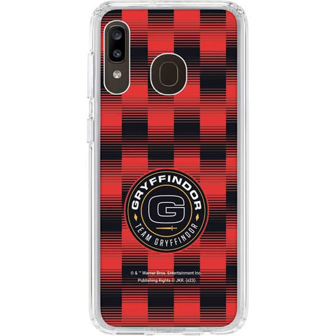Wizarding Worlds Harry Potter Team Gryffindor Galaxy A20 Clear Case