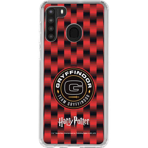 Wizarding Worlds Harry Potter Team Gryffindor Galaxy A21 Clear Case