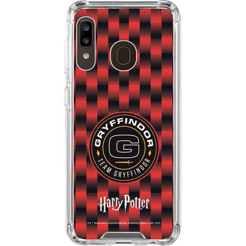 Wizarding Worlds Harry Potter Team Gryffindor Galaxy A30 Clear Case