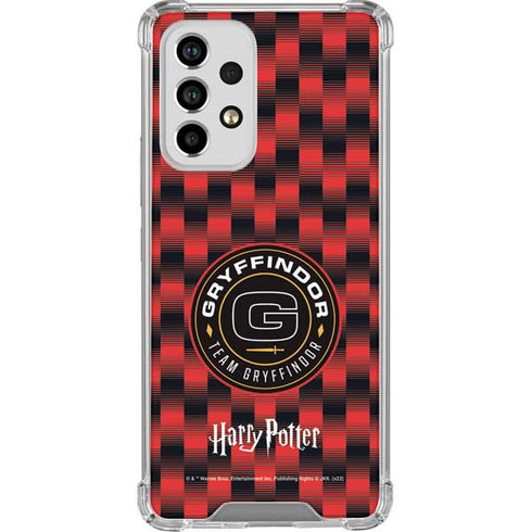Wizarding Worlds Harry Potter Team Gryffindor Galaxy A53 5G Clear Case
