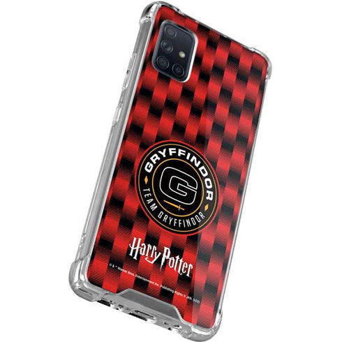 Wizarding Worlds Harry Potter Team Gryffindor Galaxy A71 5G Clear Case