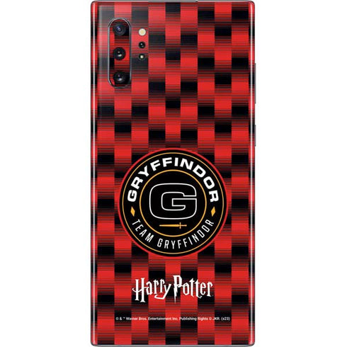 Wizarding Worlds Harry Potter Team Gryffindor Galaxy Note 10 Plus Skin