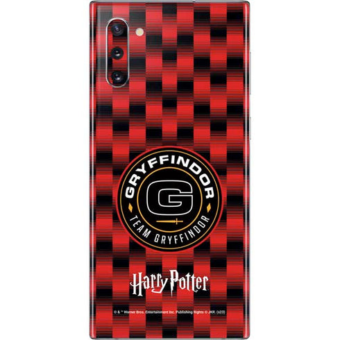 Wizarding Worlds Harry Potter Team Gryffindor Galaxy Note 10 Skin