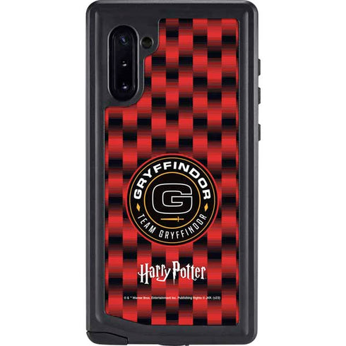 Wizarding Worlds Harry Potter Team Gryffindor Galaxy Note 10 Waterproof Case