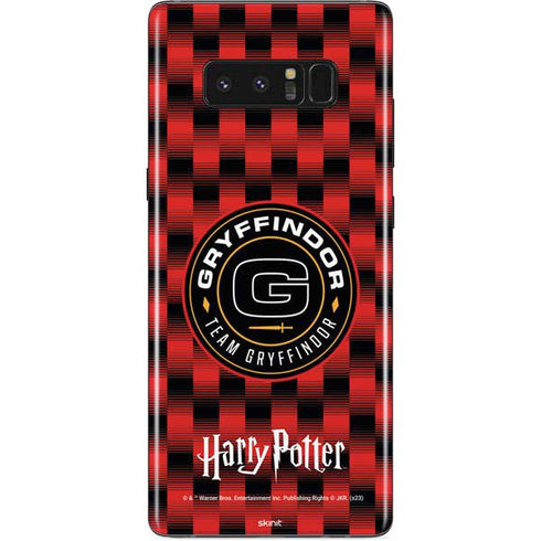 Wizarding Worlds Harry Potter Team Gryffindor Galaxy Note 8 Skin
