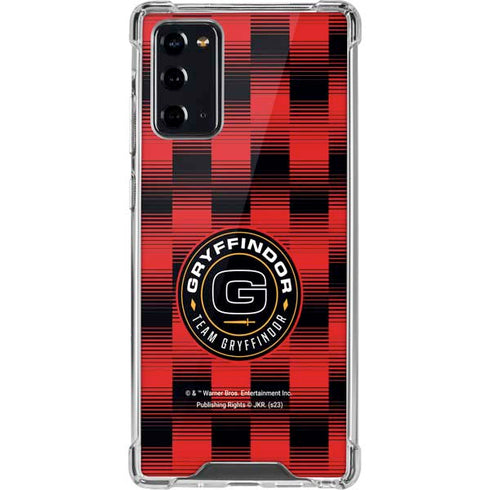 Wizarding Worlds Harry Potter Team Gryffindor Galaxy Note20 5G Clear Case