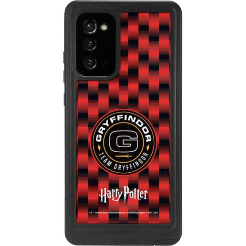 Wizarding Worlds Harry Potter Team Gryffindor Galaxy Note20 5G Waterproof Case