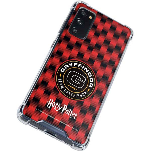 Wizarding Worlds Harry Potter Team Gryffindor Galaxy S20 FE Clear Case