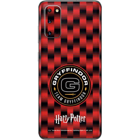 Wizarding Worlds Harry Potter Team Gryffindor Galaxy S20 Skin