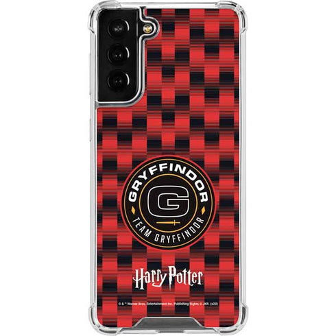 Wizarding Worlds Harry Potter Team Gryffindor Galaxy S21 FE Clear Case