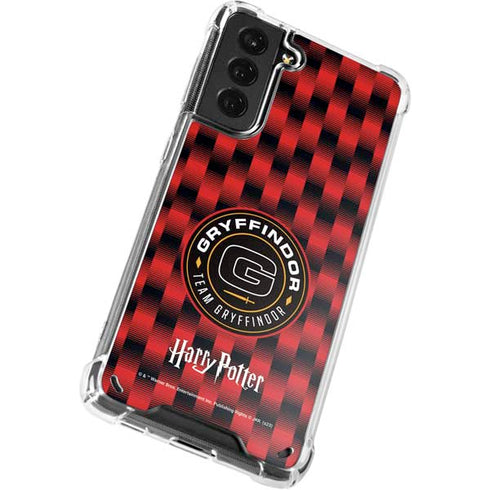 Wizarding Worlds Harry Potter Team Gryffindor Galaxy S21 Plus 5G Clear Case
