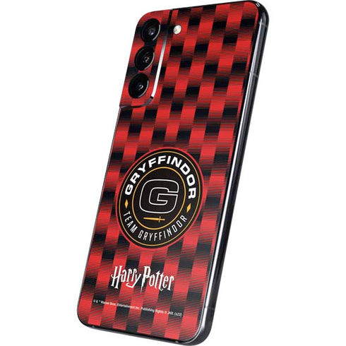 Wizarding Worlds Harry Potter Team Gryffindor Galaxy S22 Plus Skin