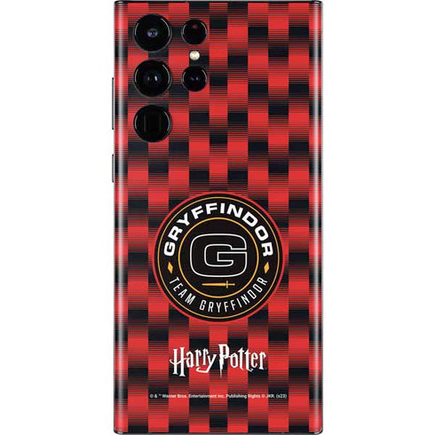 Wizarding Worlds Harry Potter Team Gryffindor Galaxy S22 Ultra Skin