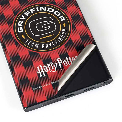 Wizarding Worlds Harry Potter Team Gryffindor Galaxy S22 Ultra Skin