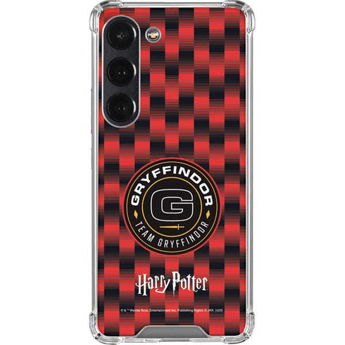 Wizarding Worlds Harry Potter Team Gryffindor Galaxy S23 Clear Case