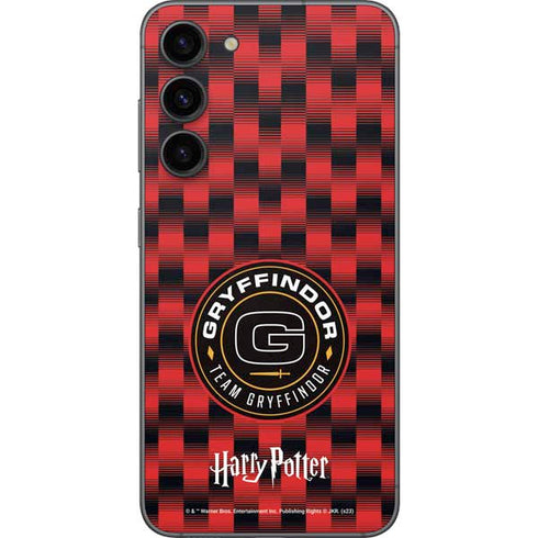 Wizarding Worlds Harry Potter Team Gryffindor Galaxy S23 Plus Skin