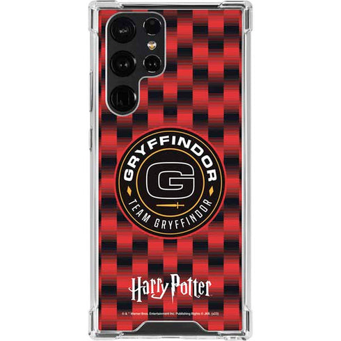 Wizarding Worlds Harry Potter Team Gryffindor Galaxy S24 Ultra Clear Case
