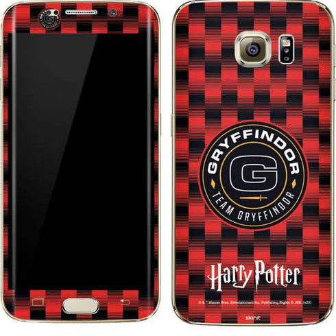 Wizarding Worlds Harry Potter Team Gryffindor Galaxy S7 Edge Skin