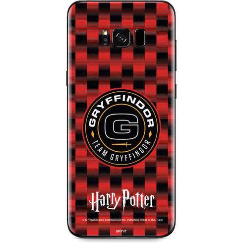 Wizarding Worlds Harry Potter Team Gryffindor Galaxy S8 Plus Skin