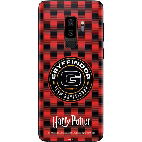 Wizarding Worlds Harry Potter Team Gryffindor Galaxy S9 Plus Skin