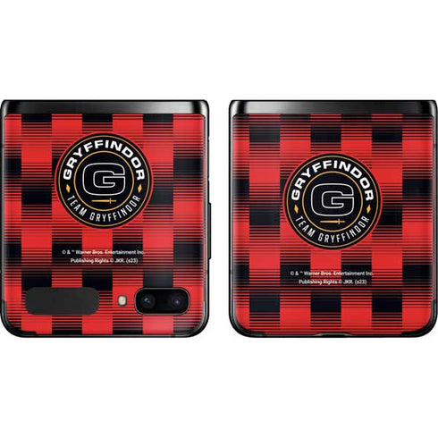 Wizarding Worlds Harry Potter Team Gryffindor Galaxy Z Flip Skin