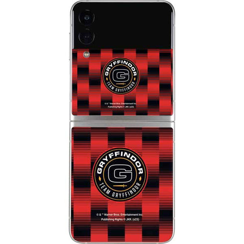 Wizarding Worlds Harry Potter Team Gryffindor Galaxy Z Flip3 5G Skin