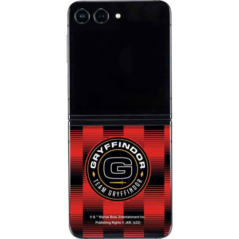 Wizarding Worlds Harry Potter Team Gryffindor Galaxy Z Flip5 5G Skin