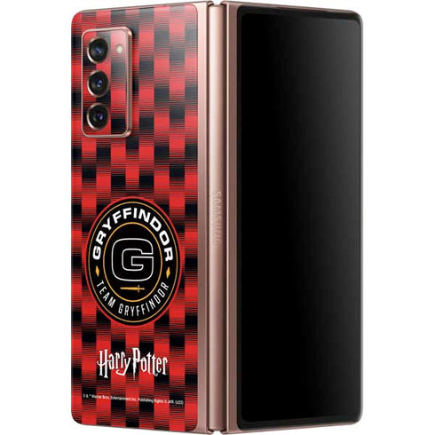 Wizarding Worlds Harry Potter Team Gryffindor Galaxy Z Fold2 5G Skin