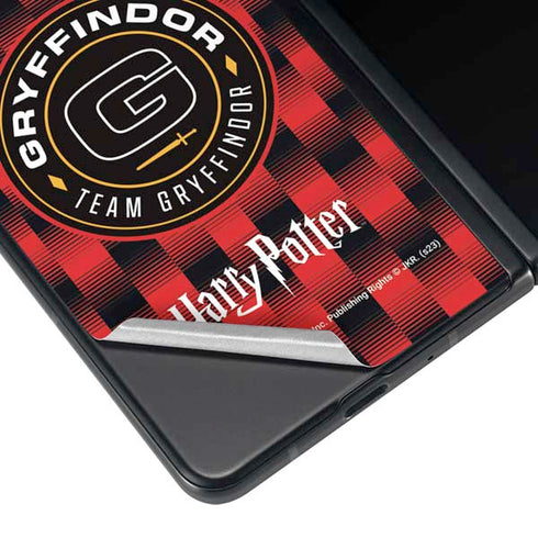 Wizarding Worlds Harry Potter Team Gryffindor Galaxy Z Fold4 5G Skin