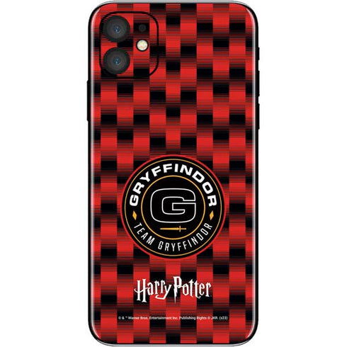 Wizarding Worlds Harry Potter Team Gryffindor iPhone 11 Skin