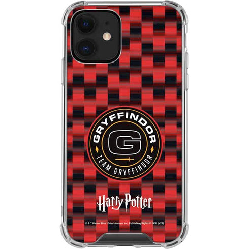 Wizarding Worlds Harry Potter Team Gryffindor iPhone 12 Clear Case