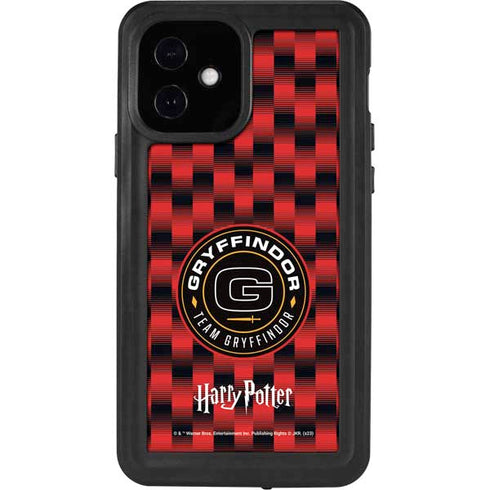 Wizarding Worlds Harry Potter Team Gryffindor iPhone 12 Waterproof Case