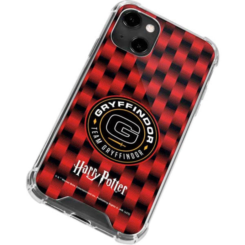 Wizarding Worlds Harry Potter Team Gryffindor iPhone 14 Clear Case