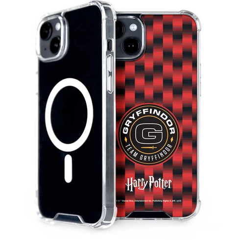 Wizarding Worlds Harry Potter Team Gryffindor iPhone 15 MagSafe Case