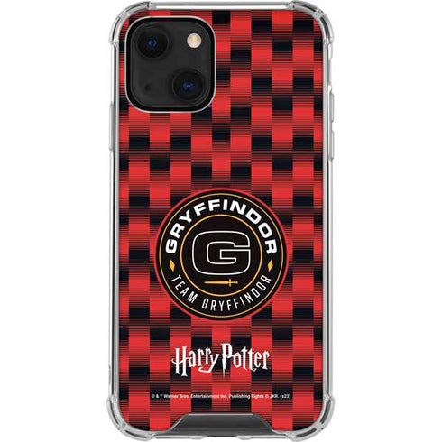Wizarding Worlds Harry Potter Team Gryffindor iPhone 14 Plus Clear Case