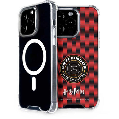 Wizarding Worlds Harry Potter Team Gryffindor iPhone 14 Pro MagSafe Case