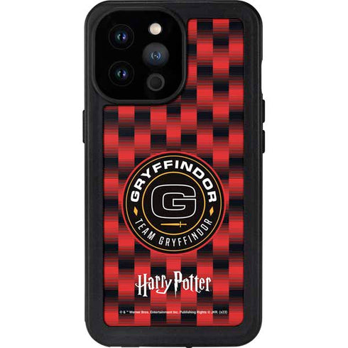 Wizarding Worlds Harry Potter Team Gryffindor iPhone 14 Pro Max Waterproof Case