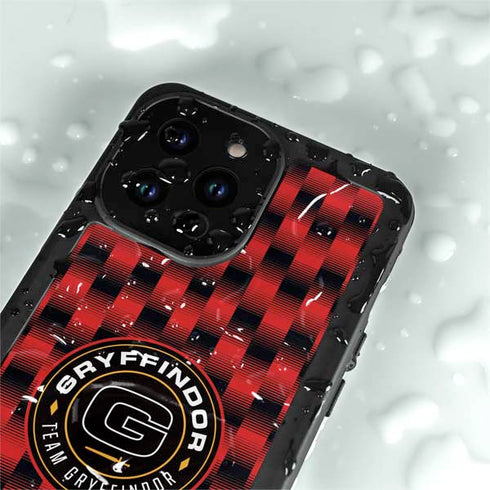 Wizarding Worlds Harry Potter Team Gryffindor iPhone 14 Pro Max Waterproof Case