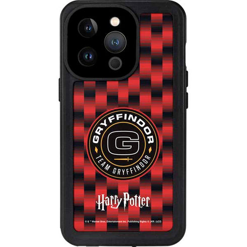 Wizarding Worlds Harry Potter Team Gryffindor iPhone 14 Pro Waterproof Case