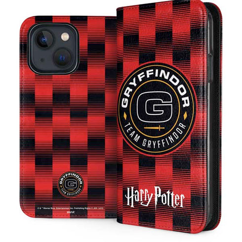 Wizarding Worlds Harry Potter Team Gryffindor iPhone 15 Folio Case