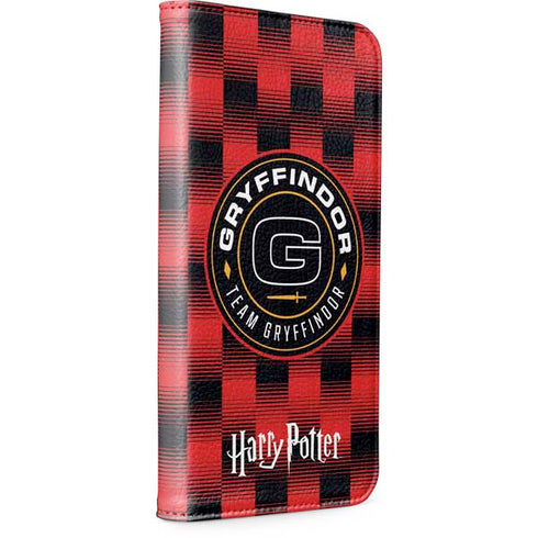 Wizarding Worlds Harry Potter Team Gryffindor iPhone 15 Plus Folio Case