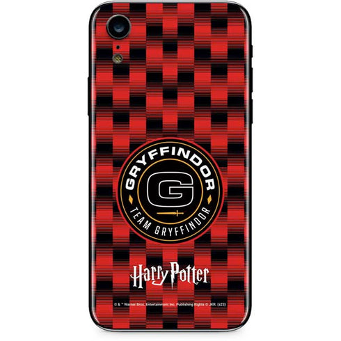 Wizarding Worlds Harry Potter Team Gryffindor iPhone XR Skin
