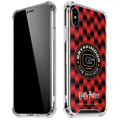 Wizarding Worlds Harry Potter Team Gryffindor iPhone XS Max Clear Case