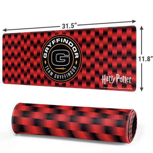 Wizarding Worlds Harry Potter Team Gryffindor Gaming Mouse Pad