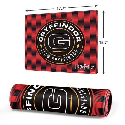 Wizarding Worlds Harry Potter Team Gryffindor Gaming Mouse Pad